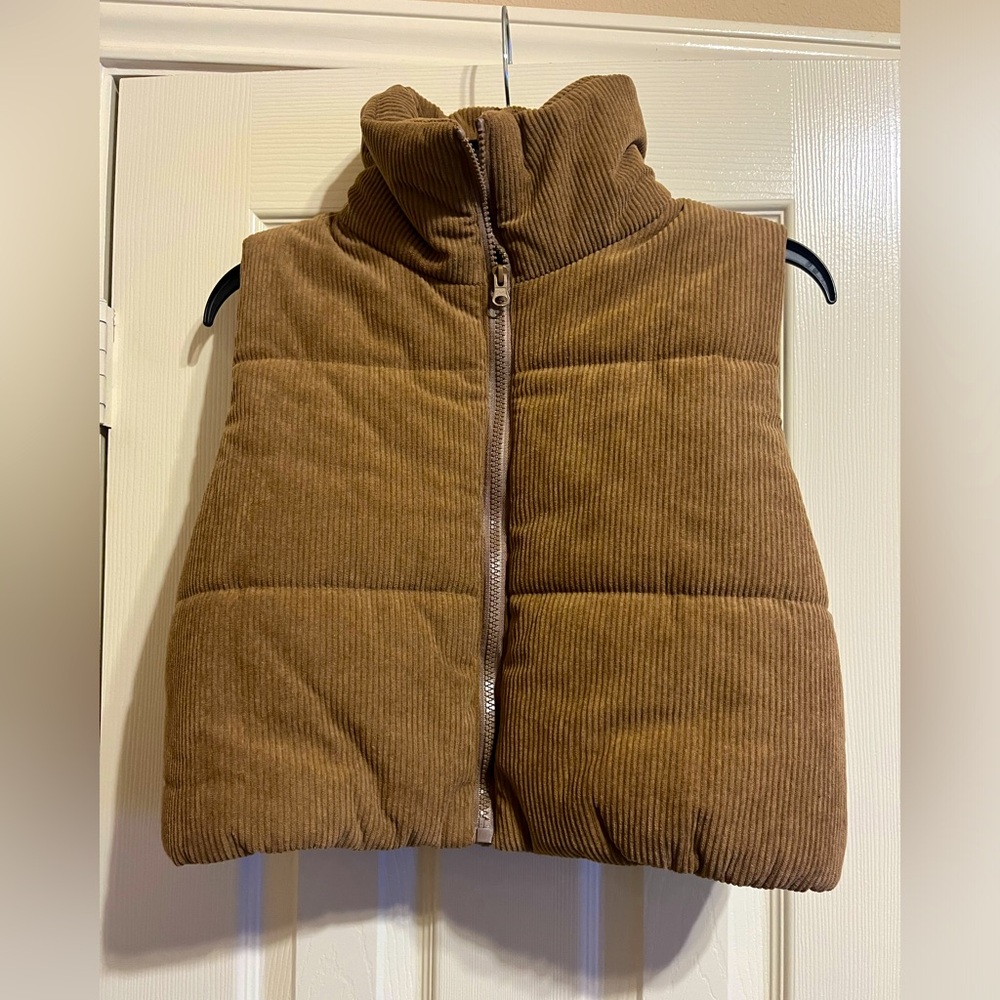 Brown Corduroy Vest